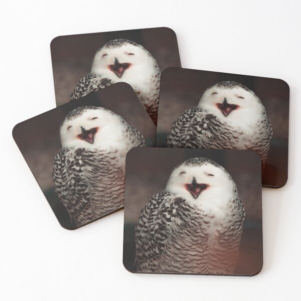 Item preview, Owl smiling designed and sold by PET-SHIRTS.
