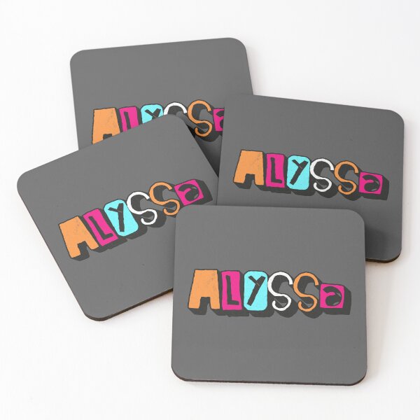 Item preview, ALYSSA Custom Text Birthday Name designed and sold by Danylo Mikhnievych.