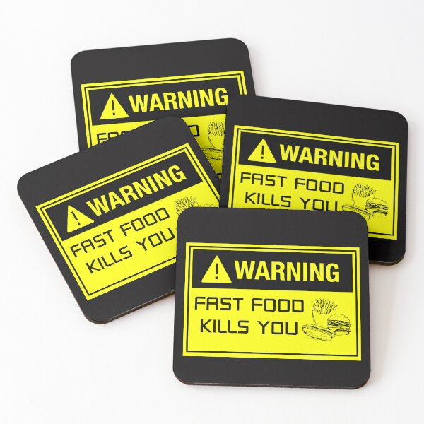 Item preview, Warning Fast Food Kills You  designed and sold by scoutsunlimited.