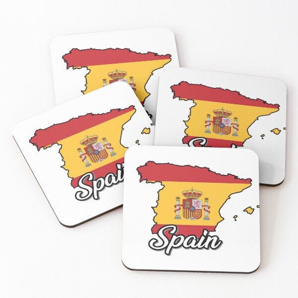 Item preview, Spain Flag Map, Patriotic Inscription, Country. designed and sold by ART-POD-PL.