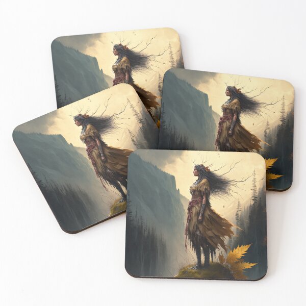 Item preview, Native American Woman Standing On An Island designed and sold by TortillaChief.