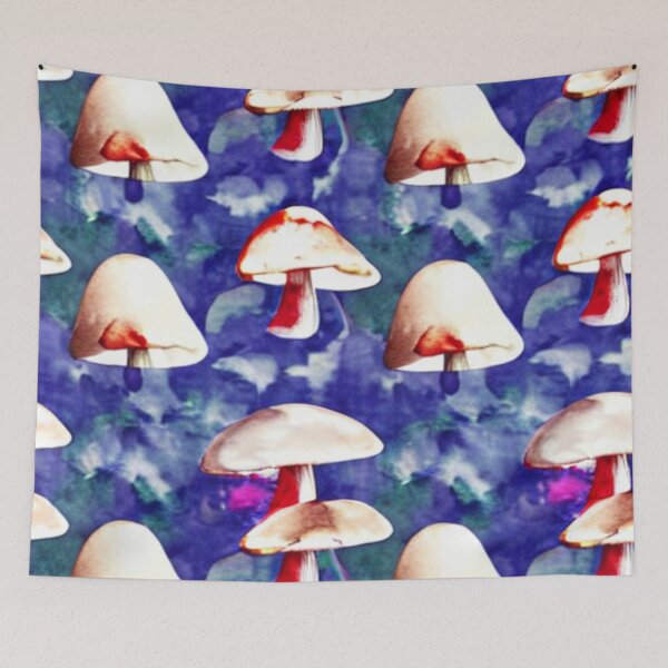 Item preview, Watercolor Mushroom Pattern designed and sold by SquishStitches.