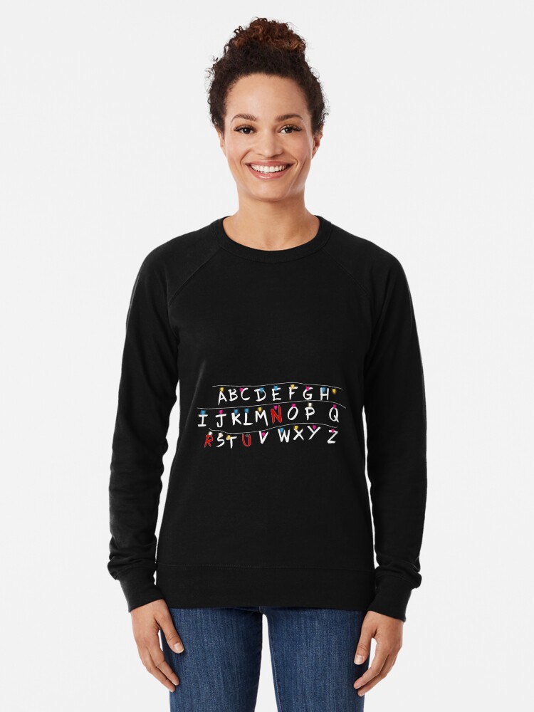 stranger things lights sweater