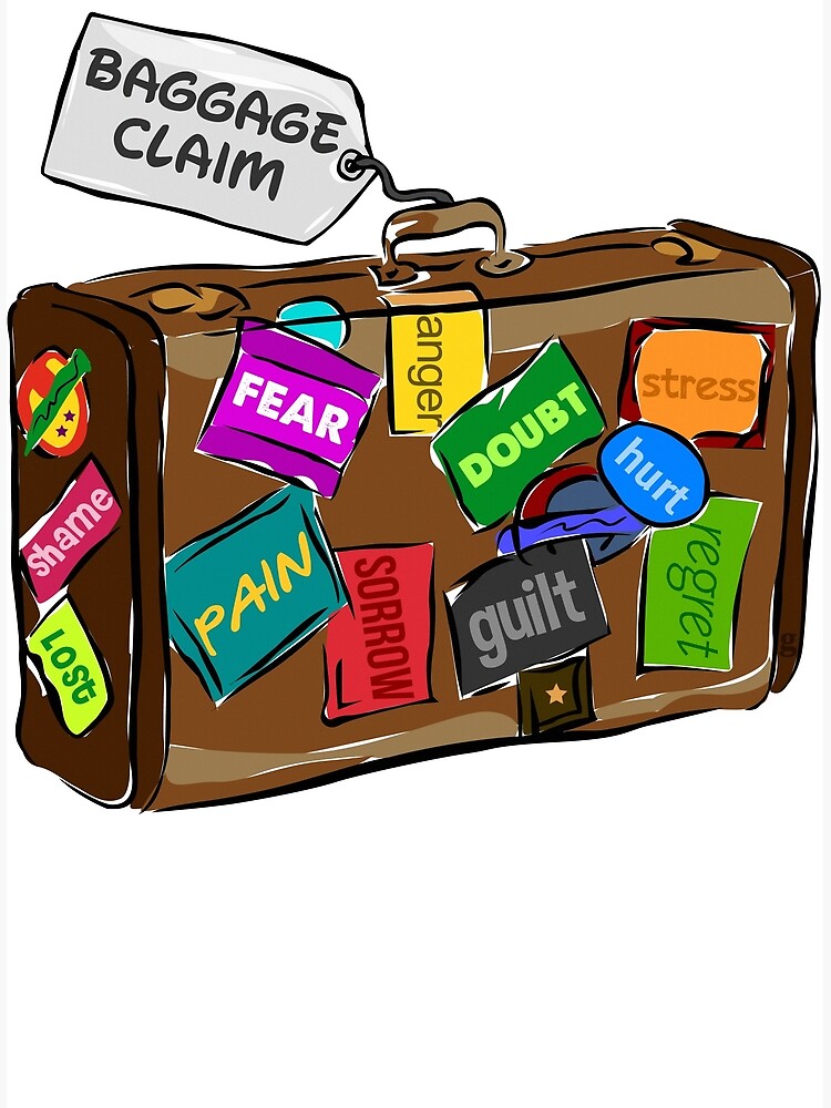 "Excess Baggage" Poster for Sale by gtee Redbubble