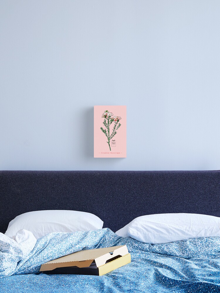 Aperçu 2 sur 3. Impression sur toile avec l'œuvre CITADINE BUCOLIQUE créée et vendue par IsaureEcartfixe.