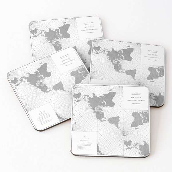 Item preview, Quincuncial Projection designed and sold by daysray.