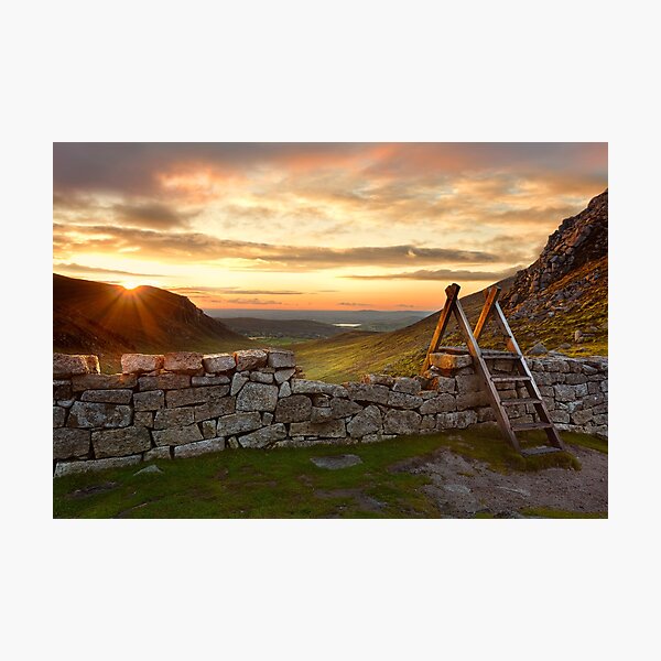 Hare's Gap Sunset Photographic Print
