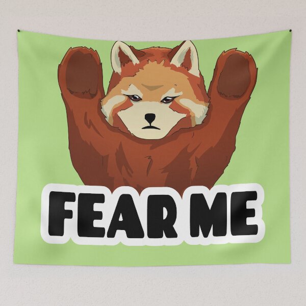 Item preview, Red Panda Fear Me designed and sold by NTS-Designs.