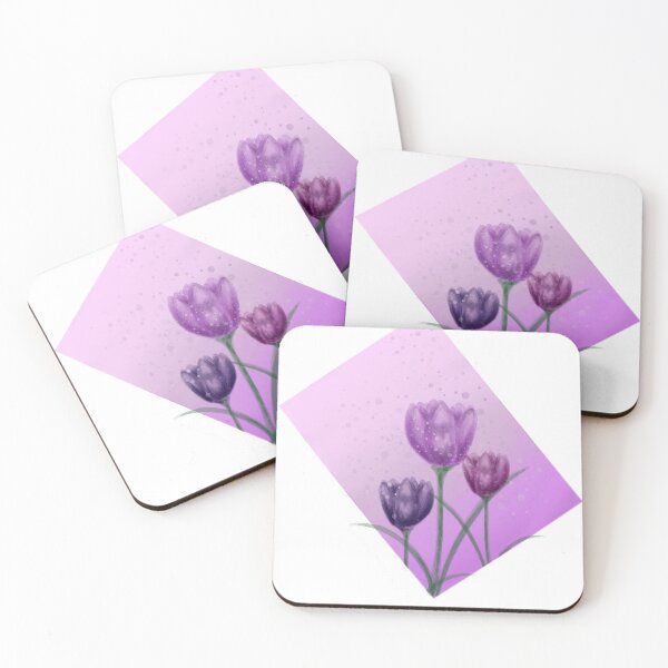 Item preview, Purple crocuses  designed and sold by ViewHallooUk.
