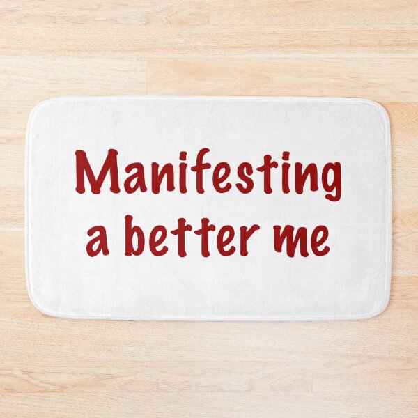 Item preview, Manifesting a better me designed and sold by CamoQuotes.