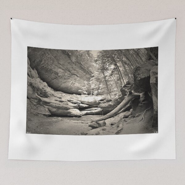 Item preview,  From The Bottom Of Old Man's Cave Black And White designed and sold by LisaWootenPhoto.