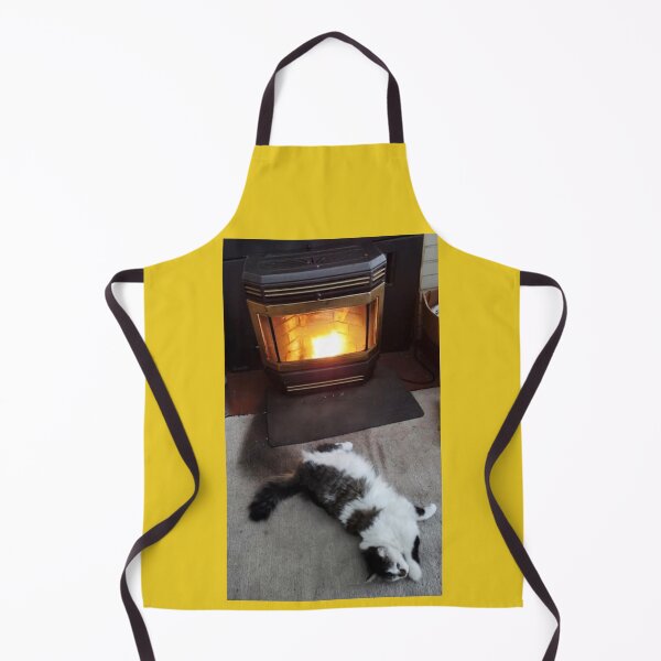 Item preview, Young Cat Warming By Pellet Stove designed and sold by TechLaughs.