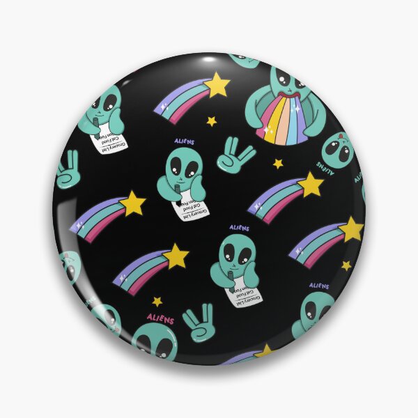 Item preview, Colorfull Cute Aliens - Aliens pattern  designed and sold by GOODMORNING-ART.