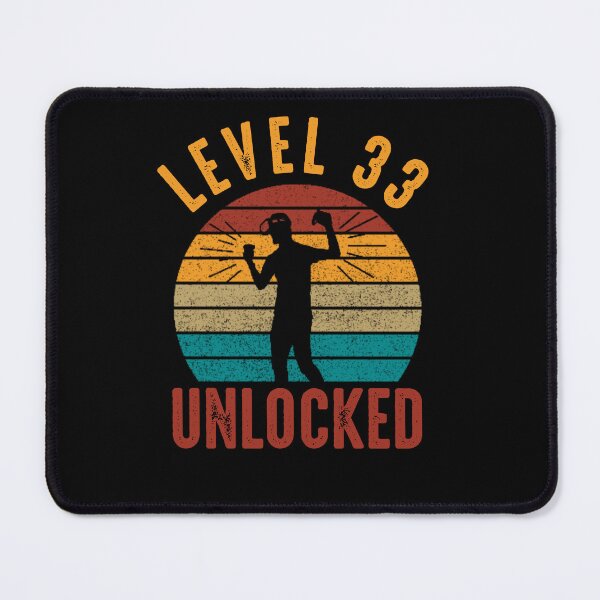 Item preview, Level 33 Unlocked Virtual Reality Gamer Vr Bday Awesome Gamer Gift designed and sold by DadJokeDescript.
