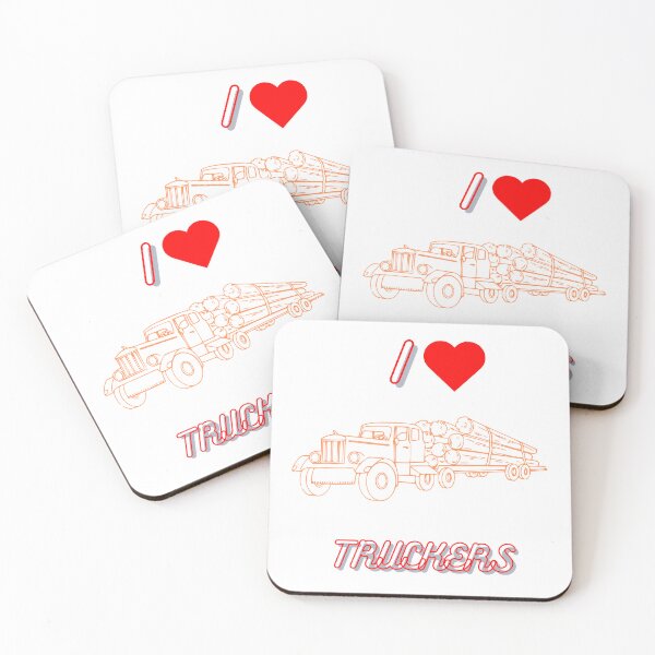 Item preview,  I LOVE TRUCKERS designed and sold by Bart-Designs.