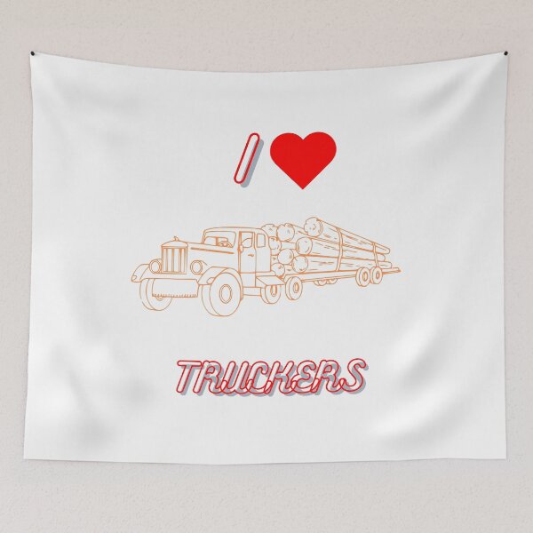 Item preview,  I LOVE TRUCKERS designed and sold by Bart-Designs.
