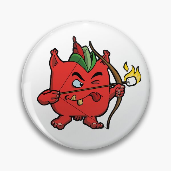 Item preview, Little red monster that shoots with an archery designed and sold by Guillaume Desbiolles.