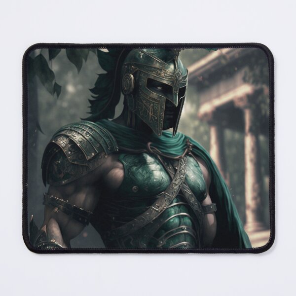 Item preview, Emerald Spartan designed and sold by AI Dream Journal.