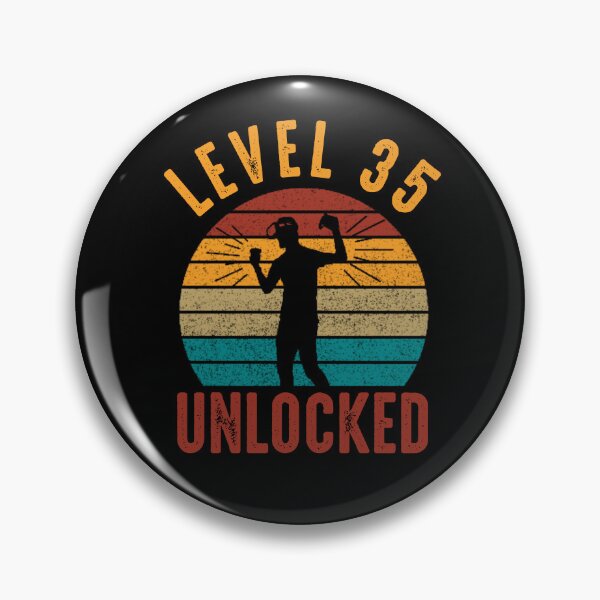 Item preview, Level 35 Unlocked Virtual Reality Gamer Vr Bday Awesome Gamer Gift designed and sold by DadJokeDescript.