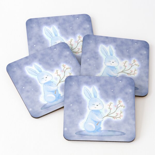 Item preview, Zodiac Rabbit with wood/water elements designed and sold by Acoustic9cetra.