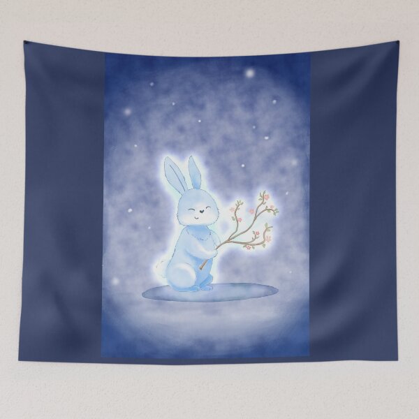 Item preview, Zodiac Rabbit with wood/water elements designed and sold by Acoustic9cetra.