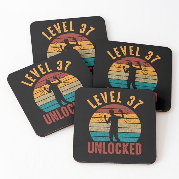 Item preview, Level 37 Unlocked Virtual Reality Gamer Vr Bday Awesome Gamer Gift designed and sold by DadJokeDescript.