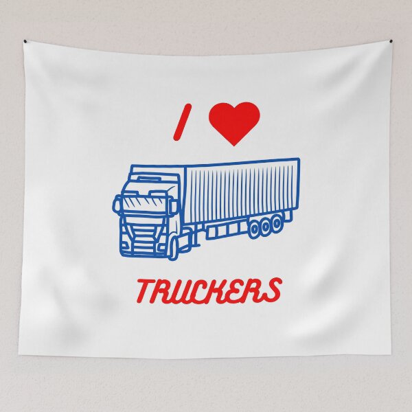 Item preview,   I LOVE TRUCKERS designed and sold by Bart-Designs.