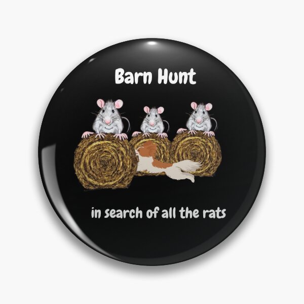 Item preview, Funny Barn Hunt - in search of all the rats with a cute Sable Papillon designed and sold by Just4doglovers.