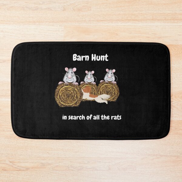Item preview, Funny Barn Hunt - in search of all the rats with a cute Sable Papillon designed and sold by Just4doglovers.