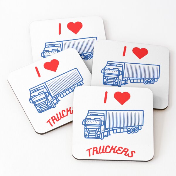 Item preview, I LOVE TRUCKERS designed and sold by Bart-Designs.