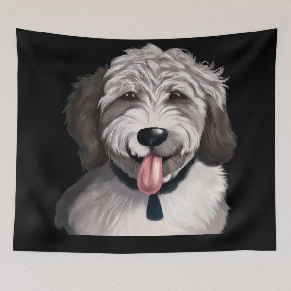 Item preview, Happy Aussiedoodle Design designed and sold by Fentier.
