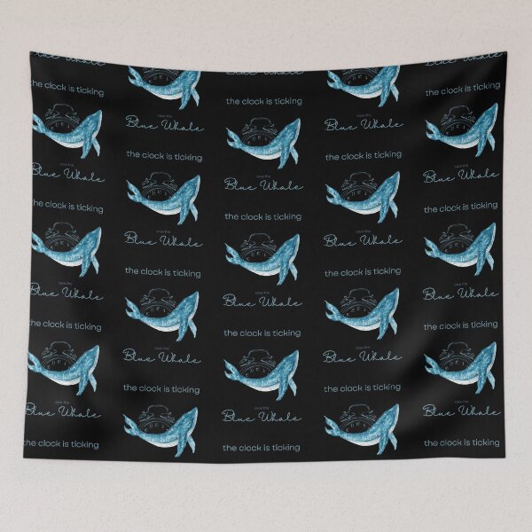 Item preview, Save The Blue Whale The Clock Is Ticking Apron designed and sold by MagicWolfStar.
