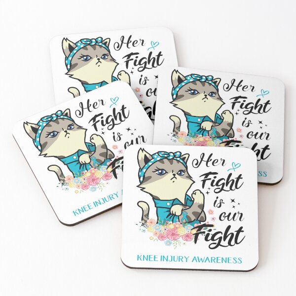 Item preview, Knee Injury Awareness - Her Fight is our Fight designed and sold by RekaJoJo.
