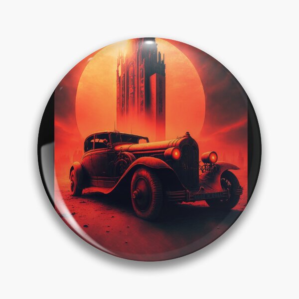 Item preview, Dystopian Sunrise: A Post-Apocalyptic Hot Rod Scene for Fans of Brutalism and American Industry #13 designed and sold by RodZnRoll.