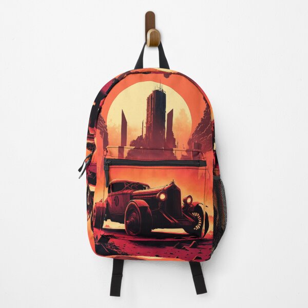Item preview, Dystopian Sunrise: A Post-Apocalyptic Hot Rod Scene for Fans of Brutalism and American Industry #14 designed and sold by RodZnRoll.
