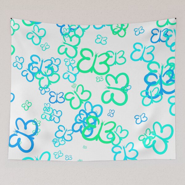 Item preview, Scattered Butterflies - Blue designed and sold by FinapplePudding.