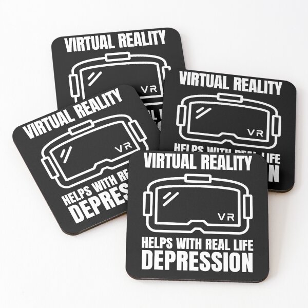 Item preview, Virtual Reality Therepy Session Funny VR Headset Gift Christmas Depression designed and sold by DadJokeDescript.