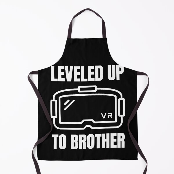 Item preview, Leveled Up To Brother Funny VR Headset Gift Virtual Reality Christmas designed and sold by DadJokeDescript.