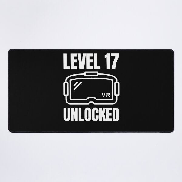 Item preview, Level 17 UnlockedYears Old Birthday VR party Virtual Reality Bday designed and sold by DadJokeDescript.