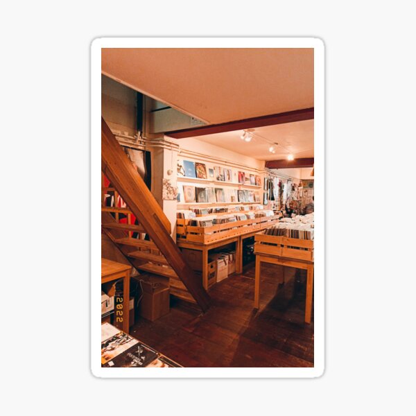 "MUSIC STORE" Sticker for Sale by AgnesWoolf Redbubble