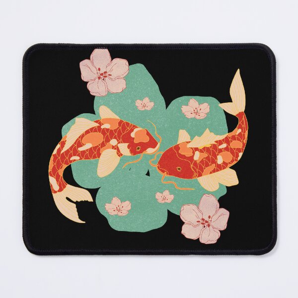 Item preview, Koi fish and magnolia flowers designed and sold by DandyRabbit.