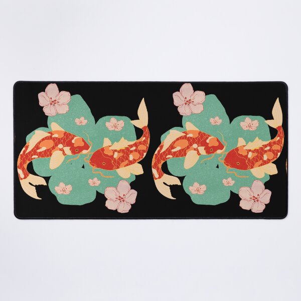 Item preview, Koi fish and magnolia flowers designed and sold by DandyRabbit.