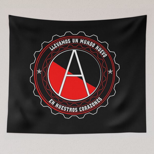 Item preview, Durruti "New Wold" Anarchist Tee designed and sold by Snow White Zombie Apocalypse.