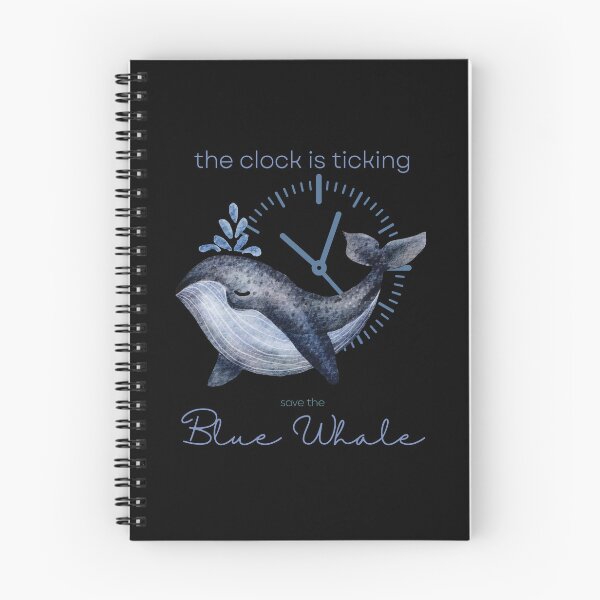 Item preview, Save The Blue Whale The Clock Is Ticking Sticker designed and sold by MagicWolfStar.