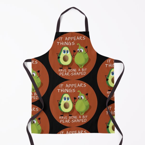 Item preview, It appears things have gone a bit pear-shaped - Avocado and Pear. designed and sold by BLACKSUN-SHOP.