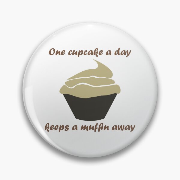 Artikelvorschau, Ein Cupcake pro Tag hält einen Muffin fern entworfen und verkauft von zibziby.