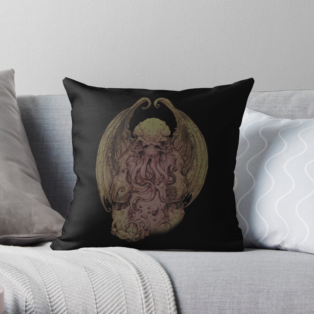 Item preview, Throw Pillow designed and sold by creepyseb.