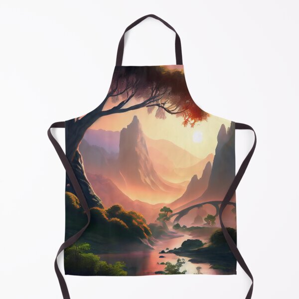 Item preview, Fantasy Landscape designed and sold by AiBroughtToLife.