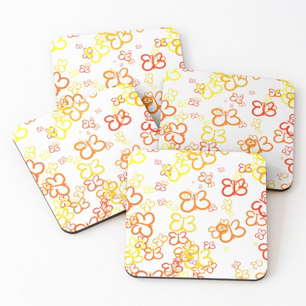 Item preview, Scattered Butterflies - Orange designed and sold by FinapplePudding.