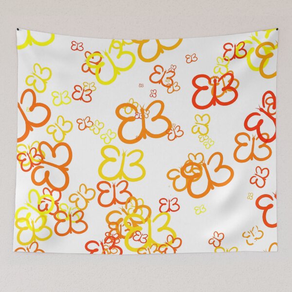 Item preview, Scattered Butterflies - Orange designed and sold by FinapplePudding.